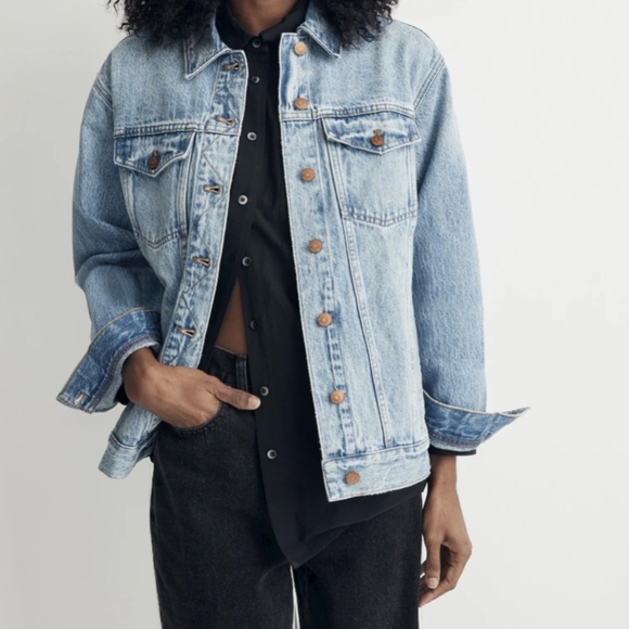 Madewell Jackets & Blazers - Madewell oversized trucker jacket in Kelson wash
